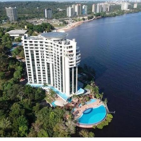 Flat No Condominio Do Edificio Tropical Executive E Residence Com Vista Para O Rio Manaus Kültér fotó